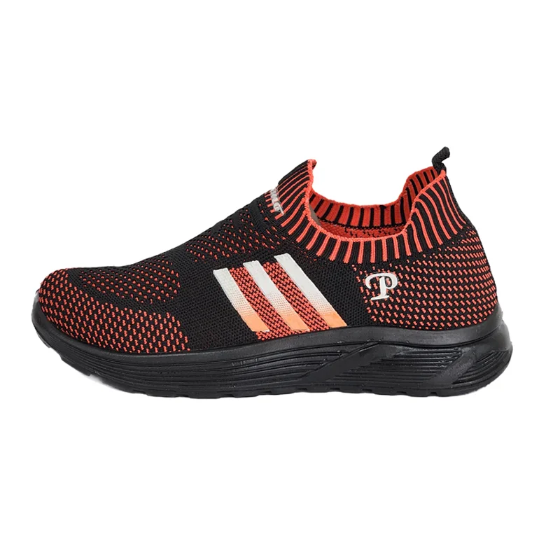 Palermo black orange shoes for girls کفش مدل پالرمو مشکی نارنجی دخترانه